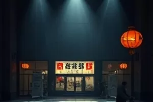 《青瓦巷37号》横版封面，巷口藤椅与半开的木门